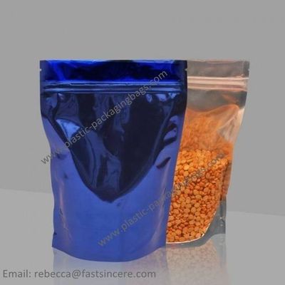 Ziplock τροφίμων στάση επάνω στο διαφανές μέτωπο παραθύρων σακουλών επαναχρησιμοποιήσιμο