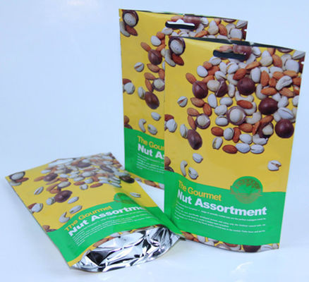 L'aluminium rescellable tiennent les sacs zip-lock en plastique colorés, sachets en plastique de serrure de fermeture éclair