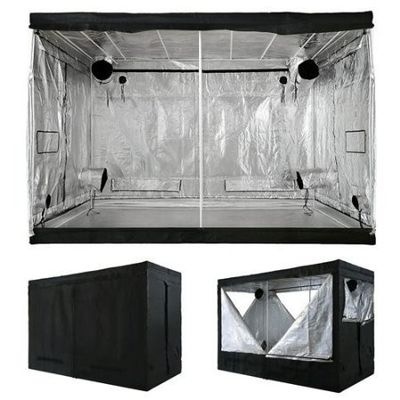 Plastik Topraksız Kapalı komple yetiştirme çadır paketleri 240 * 120 * 200CM