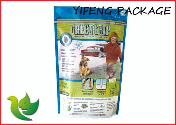 Isı Seal Plastik / Pet For Food Bag Stand Up Fermuar Kılıfı Stand Up