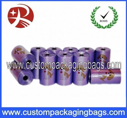 LDPE OXO Biodegradable Colorful Dog Poop Tas Dengan Gulung Digunakan Untuk Cat