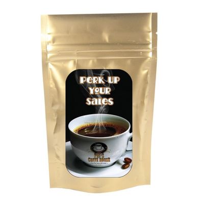 एल्यूमिनियम पर्ण कॉफी पैकेजिंग बैग / हीट सील Ziplock खाद्य के लिए जिपर पाउच खड़े हो जाओ