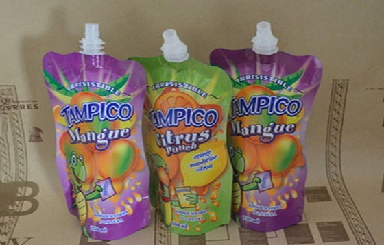 Alüminyum Folyo ağızlı Torbalar, 500ml / 250ml Özelleştirilmiş Meyve Suyu Torbalar