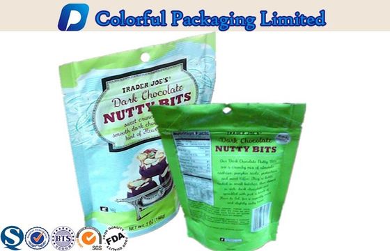 PET / AL resealable food pouches for pet food , spices , sauces , meat