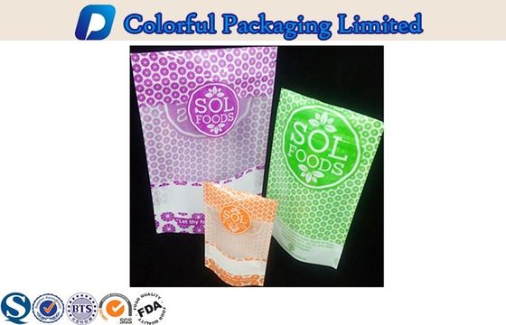 Window Candy Aluminum Foil Stand Up Pouch 50g / 100g / 250g Zipper Top