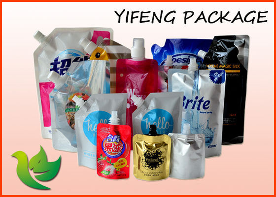 High Quality Customized Colorful Printed Reusable Food Spout Pouch