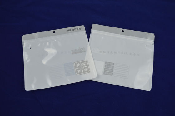 Sacos de empacotamento do Ziplock do malote de OPP/PE selados para mícrons grosso dos cosméticos 100