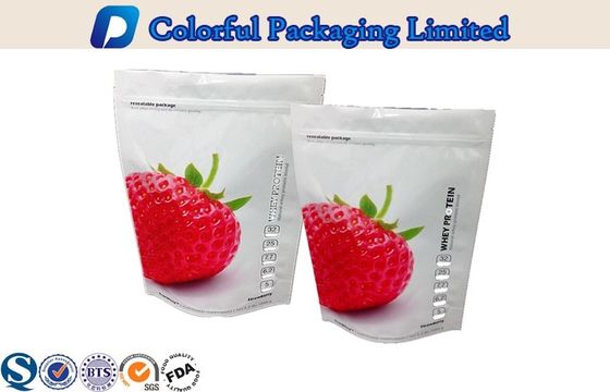الوقوف 1KG زيبر احباط الالومنيوم في الحقائب الأغلاق لمسحوق