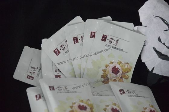 Plastic Custom Printed Facial Packaging Bag , Comestic Packaging Bag
