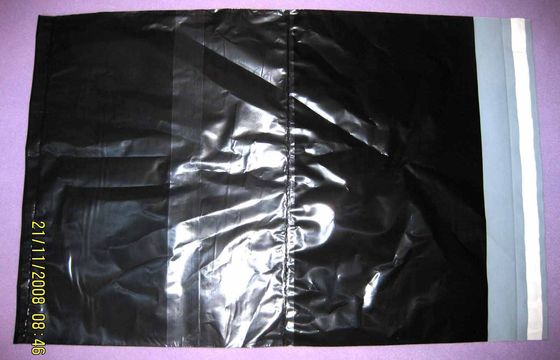 Nakliye giysileri Siyah Büyük Kendinden Yapıştırıcı Plastik Torbalar