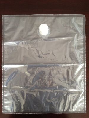 Sac de bavoir dans le sac liquide de boisson de sac de boîte dans la poche de boîte avec la broche pour Apple Juice Red Wine