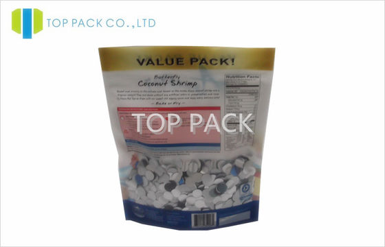 1.5LB nhựa đứng lên túi cho tôm dừa, bao bì hải sản túi
