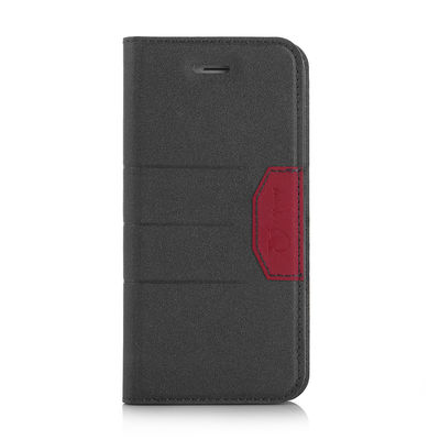 Black Luxury Flat Leather Flip Stand Wallet Case Cover For Apple iPhone 6 4.7"