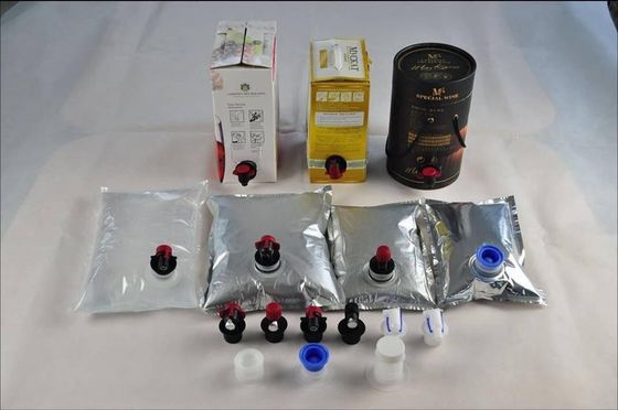 Plastiktasche SCHELLFISCH wein der hohen Sperre im Kasten, Verpacken- der Lebensmittelsaft Tüllen-Beutel