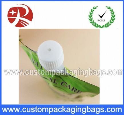 Modificado para requisitos particulares impreso levántese las bolsas del embalaje del jugo del canalón, hermético plástico se levantan bolsas del canalón