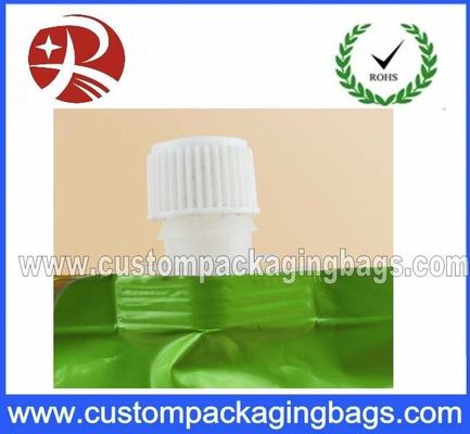 Modificado para requisitos particulares impreso levántese las bolsas del embalaje del jugo del canalón, hermético plástico se levantan bolsas del canalón