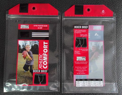 防水ホイルの Ziplock は下着のための Resealable ホイルの袋を袋に入れます