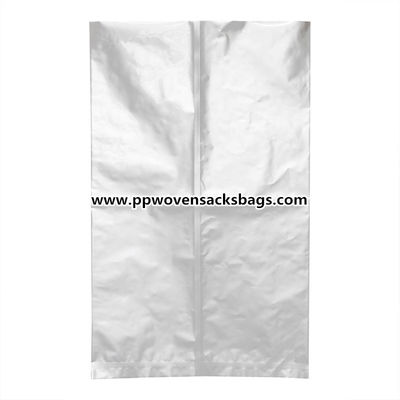 Waterproof Industrial Aluminum Foil Pouches / Silver Aluminum Foil Packaging Bags with Zipper