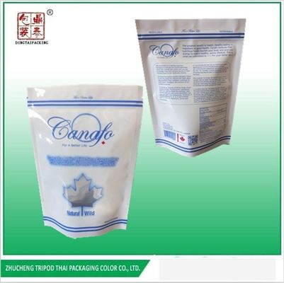 फ्रेंच फ्राइज़ के लिए ज़िप के साथ Stangding / resealable doypack कॉफी पैकेजिंग बैग