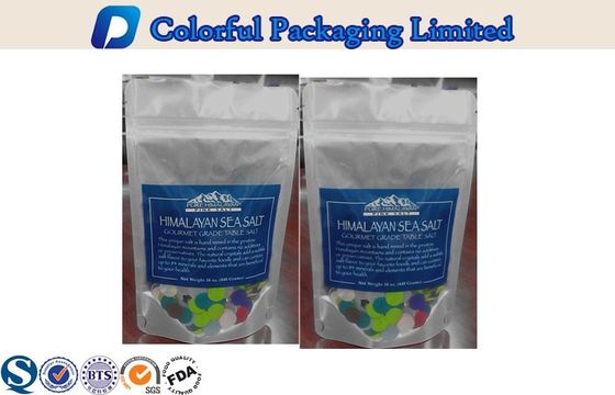 Customized food foil laminated Resealable Stand up Pouches with Window