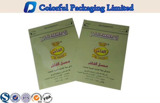 Plastic Foil Lined Tobacco Packing Laminated Pouch with Ziplock