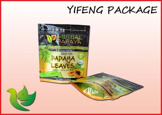 Laminated Resealable Plastic Stand Up Pouch Packaging With Zipper