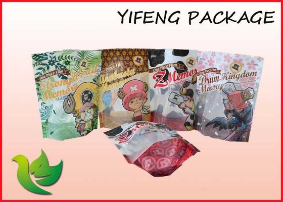 Laminated Resealable Plastic Stand Up Pouch Packaging With Zipper