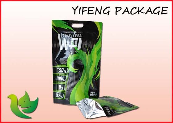 La termosaldatura di plastica sta sul sacchetto per la polvere 500G 1000G del proteina del siero