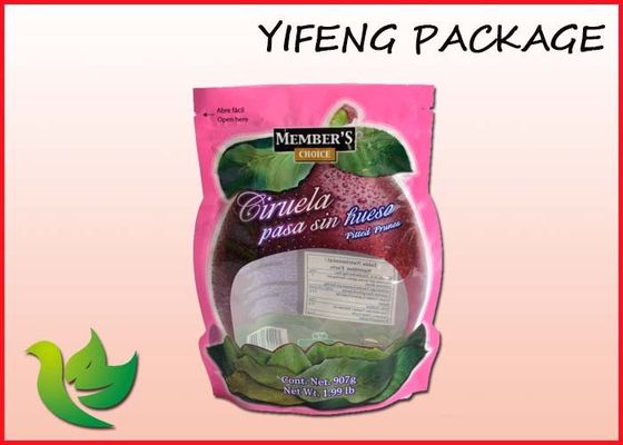 PE пластичное стоит вверх мешок с застежкой -молнией для сухих гаек плодоовощ vagetable