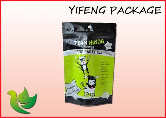 Pet Food Packing Vinyl Bags With Zipper Matt or Glossy Fishing Lure Bag