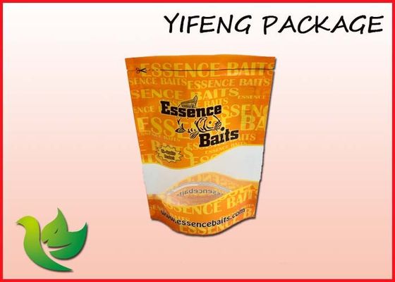 Pet Food Packing Vinyl Bags With Zipper Matt or Glossy Fishing Lure Bag