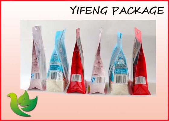 Plastic Stand Up Flat Bottom Pouch With Zipper Top For Coffee Tea Packaging