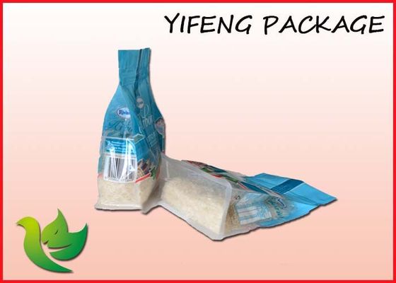 Plastic Stand Up Flat Bottom Pouch With Zipper Top For Coffee Tea Packaging