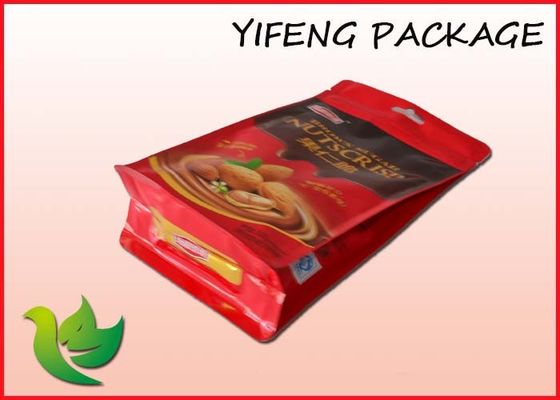 Heat Sealable Side Gusset Flat Bottom Pouch With Ziplock For Milk Coffee