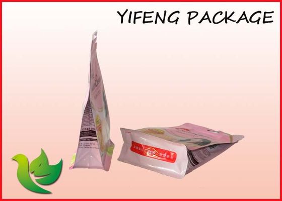 Sacchetto risigillabile del fondo piatto della serratura dello zip con lo strato multi- della chiusura lampo