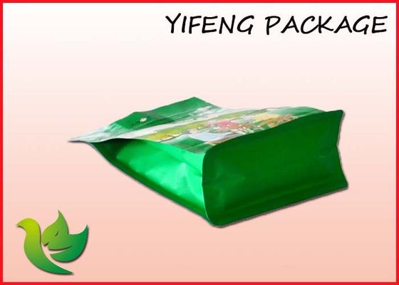 Мешок Matt еды плоского дна многоразовый закончил, квадратный нижний мешок застежки -молнии