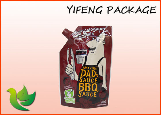 Corner Spout Aluminum Foil Spout Pouch With Custom LOGO For Liquid