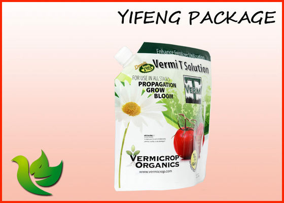 Soup Aluminium Foil Stand up Spout Pouch With Zipper And Printing