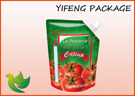 Il di alluminio sta sul sacchetto con il becco Matt/il sacchetto richiudibile bibita di lucentezza