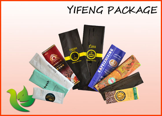 Custom Printed Side Gusset Coffee Packaging Bag With Degassing Valve