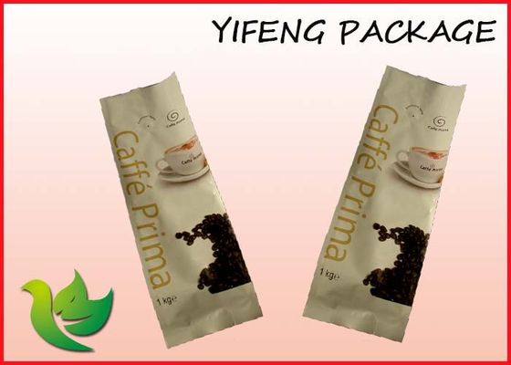 Glanzende Gebeëindigde Hitte - verzegelende Koffie Verpakkende Zakken met Klep