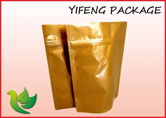 Stand Up Zipper Bag For Coffee Packaging / Coffee Packaging Pouch