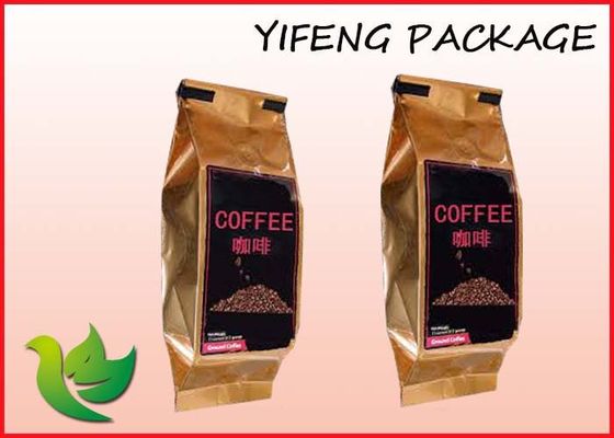 Waterproof Coffee Packaging Bags PET PE Plastic Zippered Pouch