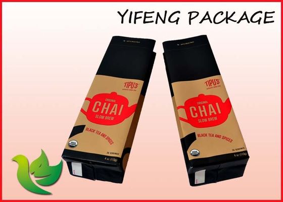 Stand Up Paper Pouch For Coffee Packaging Zipper Food Bag Custom Printed
