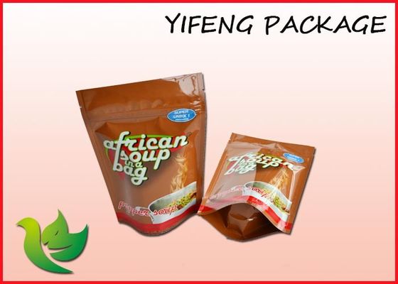 Custom Printed Aluminum Foil Reclosable Bag With Zipper Oxygen Resistance