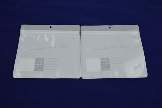 Sacos de empacotamento do Ziplock do malote de OPP/PE selados para mícrons grosso dos cosméticos 100