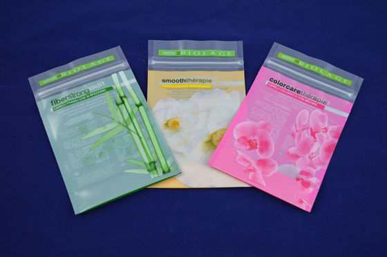 Freundliche Nahrungsmittelpolyreißverschluss-Beutel Eco, der kundengebundenes wiederversiegelbares verpackt