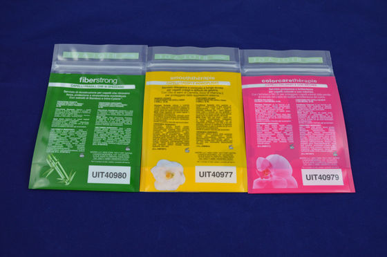 Freundliche Nahrungsmittelpolyreißverschluss-Beutel Eco, der kundengebundenes wiederversiegelbares verpackt