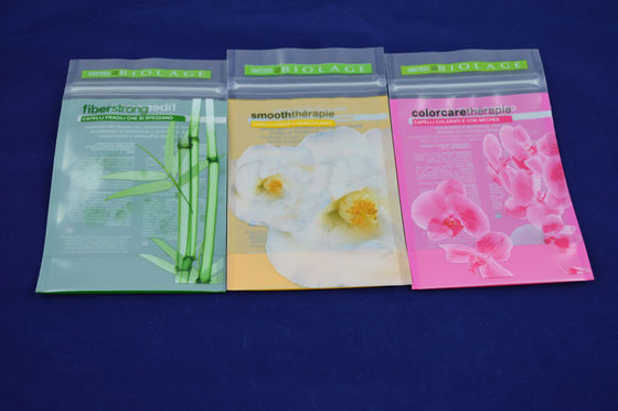 Freundliche Nahrungsmittelpolyreißverschluss-Beutel Eco, der kundengebundenes wiederversiegelbares verpackt