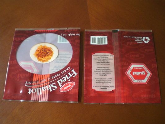 OEM PET / CPP Flexible Dry Food Packaging Pouches Vacuum Heat Sealed